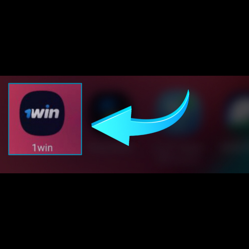 1win mobile app icon on desktop