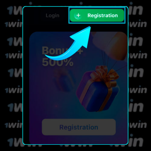 Click on the registration button