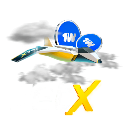 JetX 1win logo