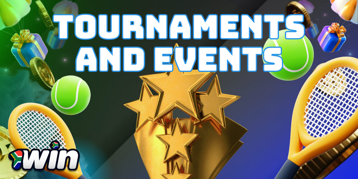 1win site Tennis Tournaments and Events